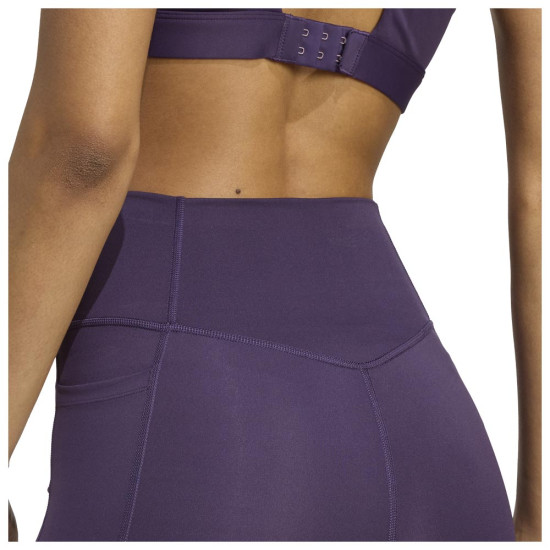 Adidas Γυναικείο ποδηλατικό κολάν Optime Essentials Stash Pocket 7'' Short Leggings